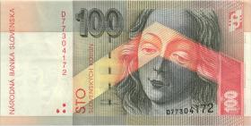 Slowakei / Slovakia P.22a 100 Kronen 1999 (1-) 