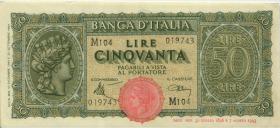 Italien / Italy P.074 50 Lire 1944 (2) 