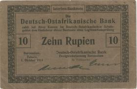 R.912a: Deutsch-Ostafrika 10 Rupie 1915 (3+) 