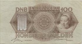 Niederlande / Netherlands P.082 100 Gulden 1947 (3) 