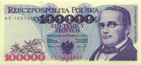Polen / Poland P.160 100.000 Zlotych 1993 AE (1) 