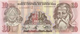 Honduras P.082b 10 Lempiras 1997 (1) 