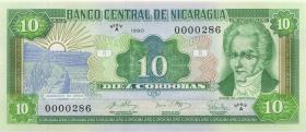 Nicaragua P.175 10 Cordobas 1990 A 0000286 