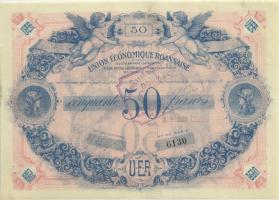 Frankreich / France 50 Francs 1923 Roanne (2) 