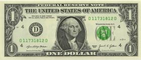 USA / United States P.549 1 Dollar 2021 (1) D 