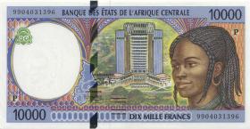 Zentral-Afrikanische-Staaten / Central African States P.605Pe 10.000 Francs 1999 Tschad (1) 