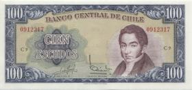 Chile P.141 100 Escudos (1962-75) (1) U.2 