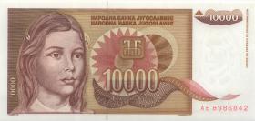 Jugoslawien / Yugoslavia P.116b 10.000 Dinara 1992 (1) 