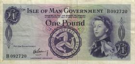 Insel Man / Isle of Man P.25a 1 Pound (1961) (3) 