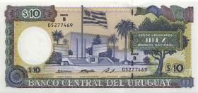 Uruguay P.073Bb 10 Pesos Uruguayos (1995) (1) 