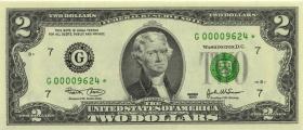 USA / United States P.516ar 2 Dollars 2003 G* Ersatznote /replacement (1) 