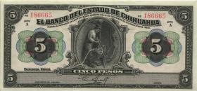Mexiko / Mexico P.S132 5 Pesos 1913 (1) 