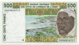 West-Afr.Staaten/West African States P.110Ae 500 Francs 1995 (1) 