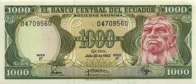Ecuador P.120b 1000 Sucres 1982 (1) 