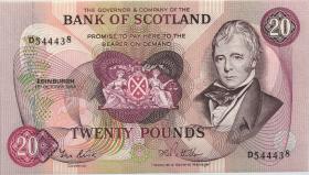 Schottland / Scotland P.114e 20 Pounds 11.10.1984 (1) 