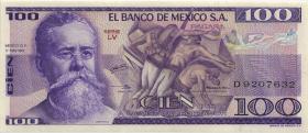 Mexiko / Mexico P.068c 100 Pesos 1979 (1) 