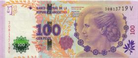 Argentinien / Argentina P.358b 100 Pesos (2012) Serie V Evita Peron  (1) 