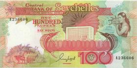 Seychellen / Seychelles P.35 100 Rupien (1989) Serie A (1) 