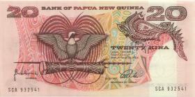 Papua-Neuguinea / Papua New Guinea P.10c 20 Kina (1998) (1) 