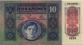Österreich / Austria P.051 10 Kronen 1915 (1919) (1/1-) 