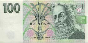 Tschechien / Czech Republic P.18c 100 Kronen 1997 E (2) 