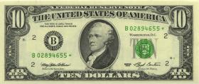 USA / United States P.492r 10 Dollars 1993 Ersatznote (1) 