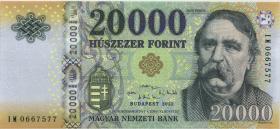 Ungarn / Hungary P.207f 20.000 Forint 2022 (1) 