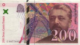 Frankreich / France P.159c 200 Francs 1999 (2) 