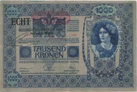 Österreich / Austria P.058 1000 Kronen 1902 (1919) (2-) 