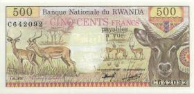 Ruanda / Rwanda P.13b 500 Francs 1978 (1) 