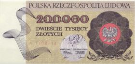 Polen / Poland P.155 200.000 Zlotych 1989 Serie A (1) 