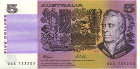 Australien / Australia P.44g 5 Dollars (1991) QGX (1) 
