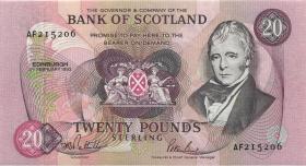 Schottland / Scotland P.118 20 Pounds 1992 (1) 