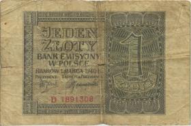 R.571: 1 Zloty 1940 (4) 