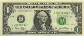 USA / United States P.515ar 1 Dollar 2003 Ersatznote / replacement (1) 