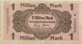 PS1242 Reichsbahn Halle 1 Million Mark 1923 (3) 