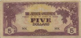 Malaya-Jap.Besetzung P.M 06c 5 Dollars (1942) (3) 