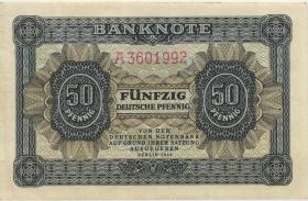 R.339d: 50 Pfennig 1948  A 7-stellig (2+) 