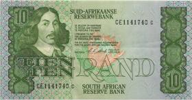 Südafrika / South Africa P.120e 10 Rand (1990-93) (3+) 