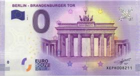 0 Euro Souvenir Schein Brandenburger Tor (1) 