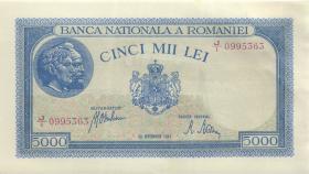 Rumänien / Romania P.055 5.000 Lei 28.9.1943 (1) 