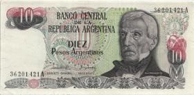 Argentinien / Argentina P.313 10 Peso Argentinos (1983-85) U.1 (1) 