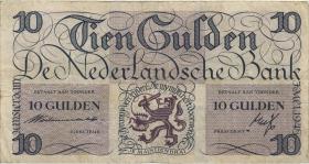 Niederlande / Netherlands P.074 10 Gulden 1945 (3) 
