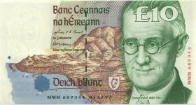 Irland / Ireland P.76b 10 Pounds 1997 (1-) 