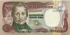 Kolumbien / Colombia P.431A 500 Peso Oro 1993 (1) 