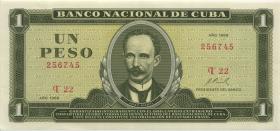 Kuba / Cuba P.102a 1 Peso 1968 (1) 