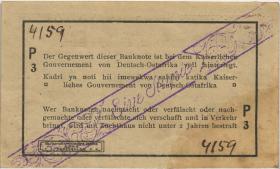 R.929j: Deutsch-Ostafrika 1 Rupie 1916 P3 (3) 