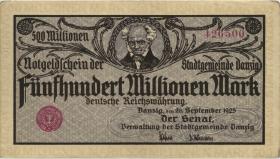 R.807b: Danzig 500 Millionen Mark 1923 (2) 