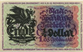 Bielefeld GP.48P 1,05 Goldmark = 1 Dollar 1923 (1) 