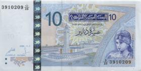 Tunesien / Tunisia P.090 10 Dinars 2005 (2) 